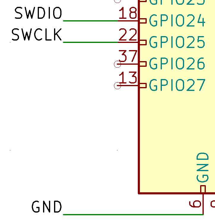 Raspberry Pi SWD wiring